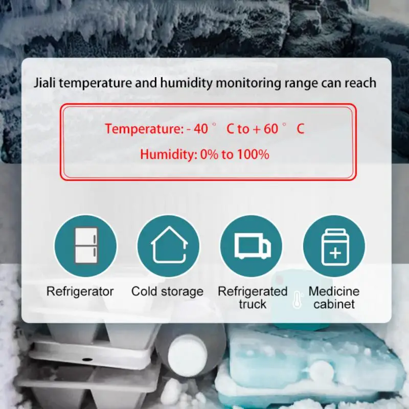 

Термометр/гигрометр jaalee WiFi с датчиком температуры/влажности/точки росы/VPD