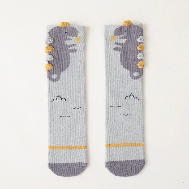 

Хлопковая детская зимняя одежда, аксессуары, однотонные детские носки из чесаного хлопка на осень