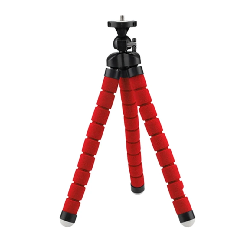 Mini Tripod For Phone Tripe Yg300/Yg230 Projector Camera Portable Can Be Bent (Red)