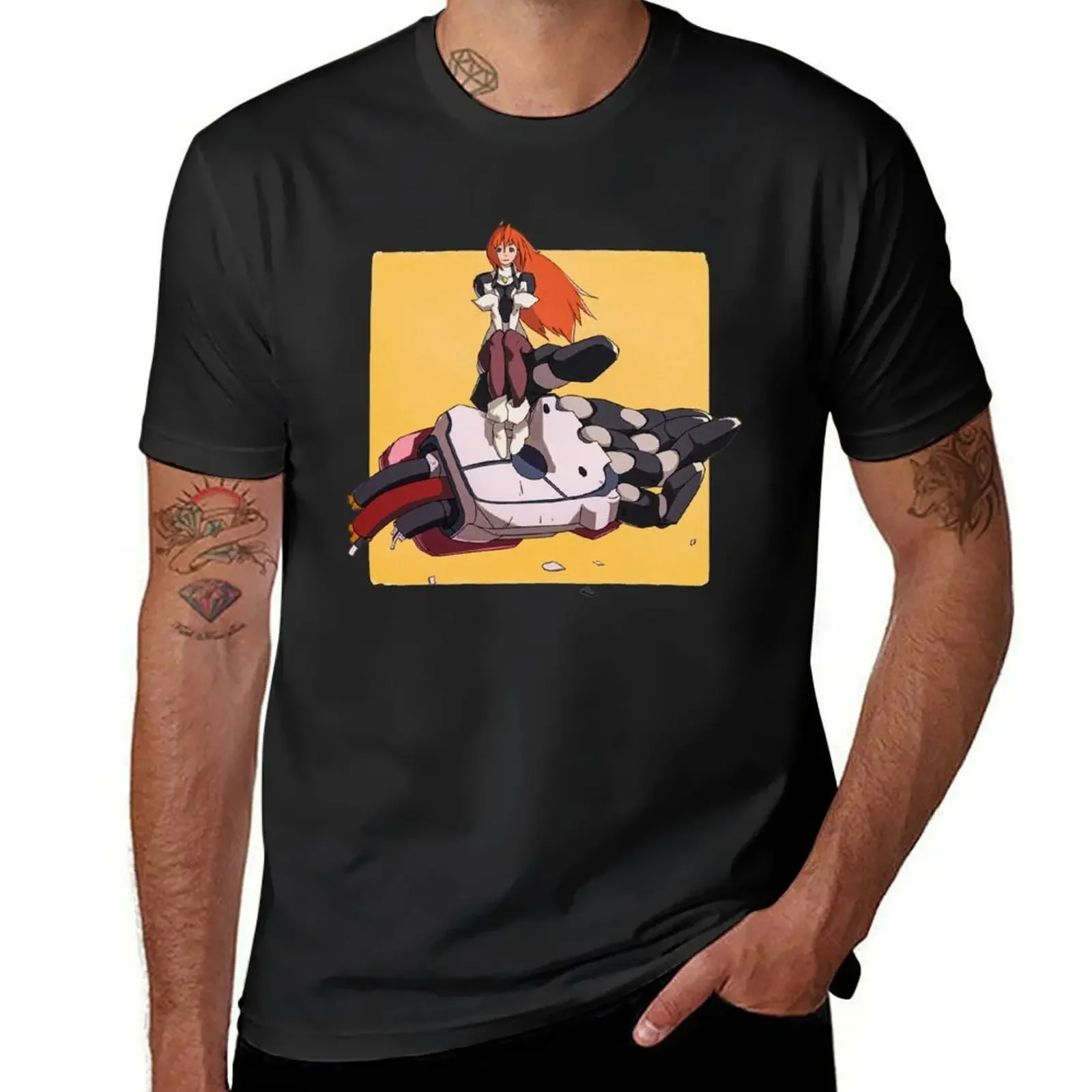 Футболка с роботом Xenogears Elly одежда больших размеров летняя рубашка бутик одежды