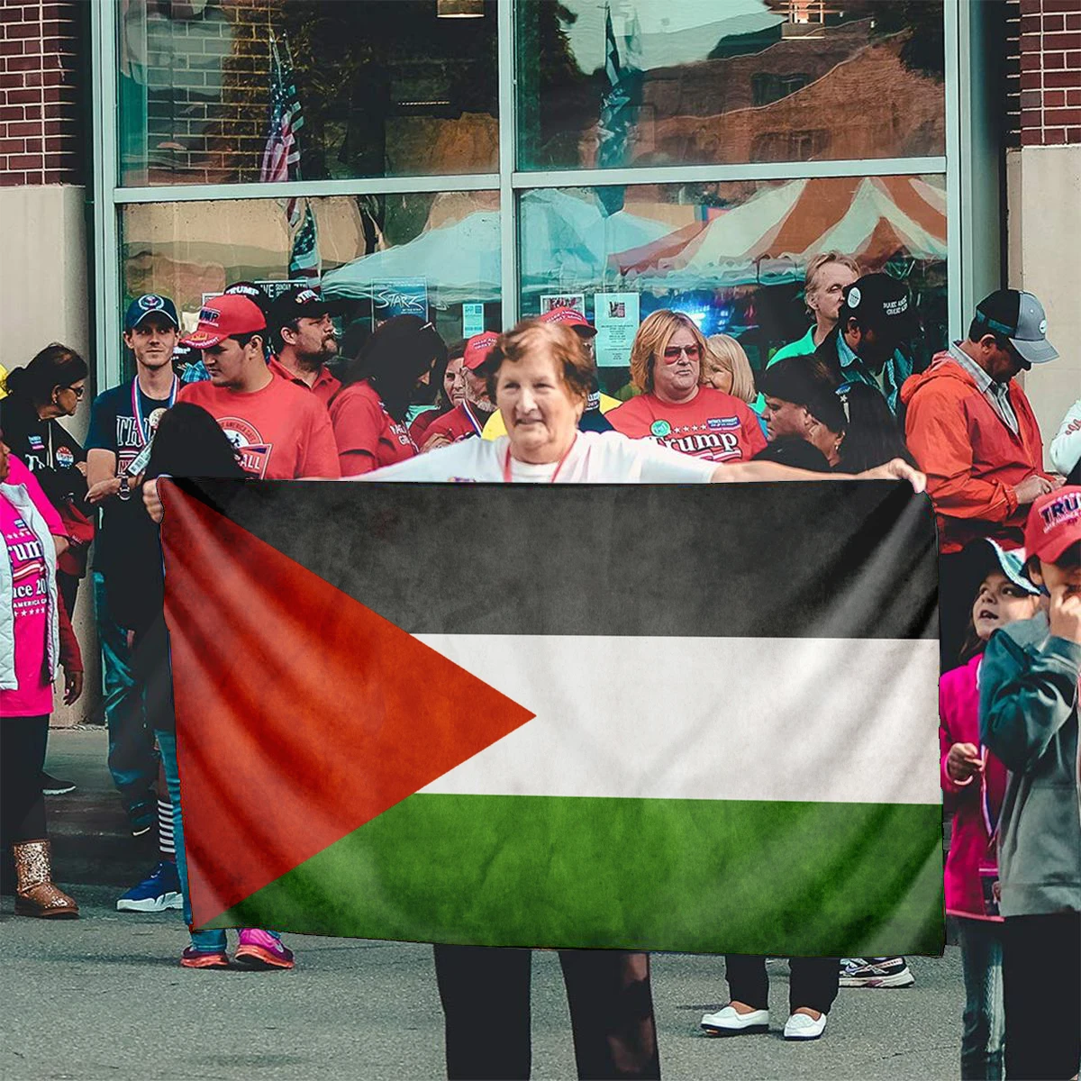 

Palestine Pride Flag Printed Gift Banner Banner Home Outdoor Pride Flag Fall Garden Flag for Corridor Decor