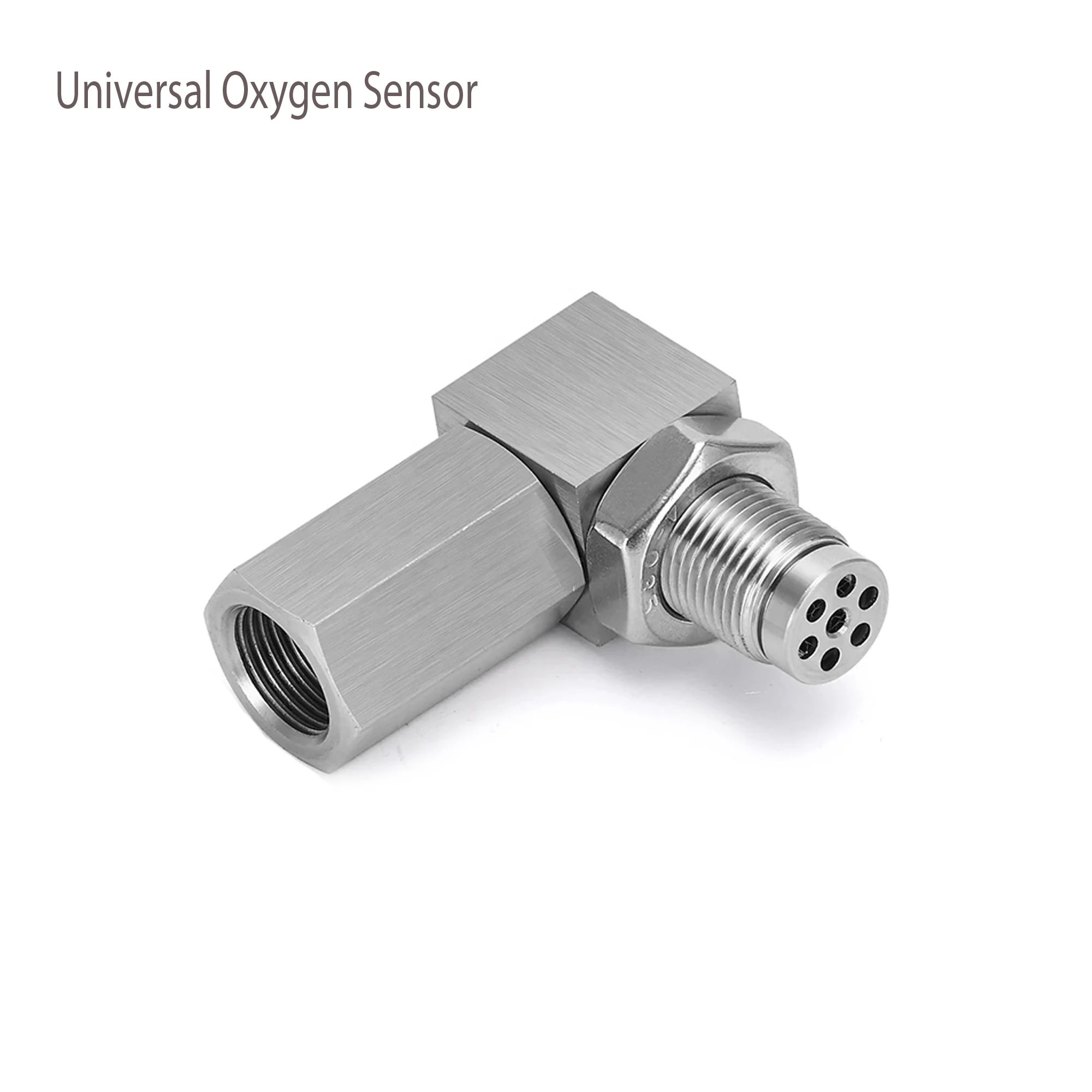 

Car Exhaust System Universal O2 Oxygen Sensor For Downpipe 90 Degree Extender Catalytic Converter