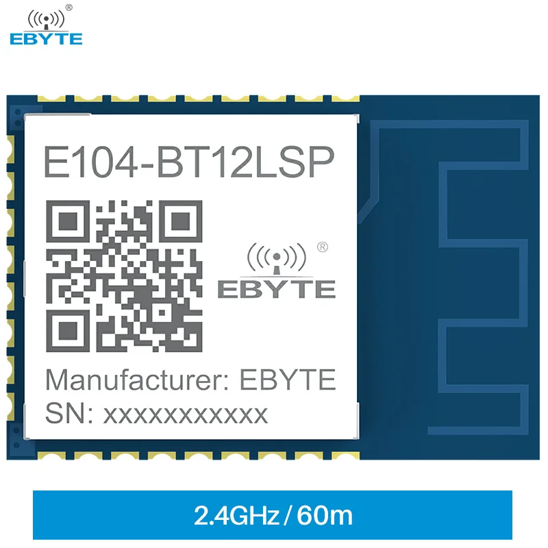 

TLSR8253F512 Mesh Networking Module E104-BT12LSP SIG UART SMD Ultra Small 19*13mm 10dBm 24MHz PCB FIFO 60 Byte Blue-tooth Module