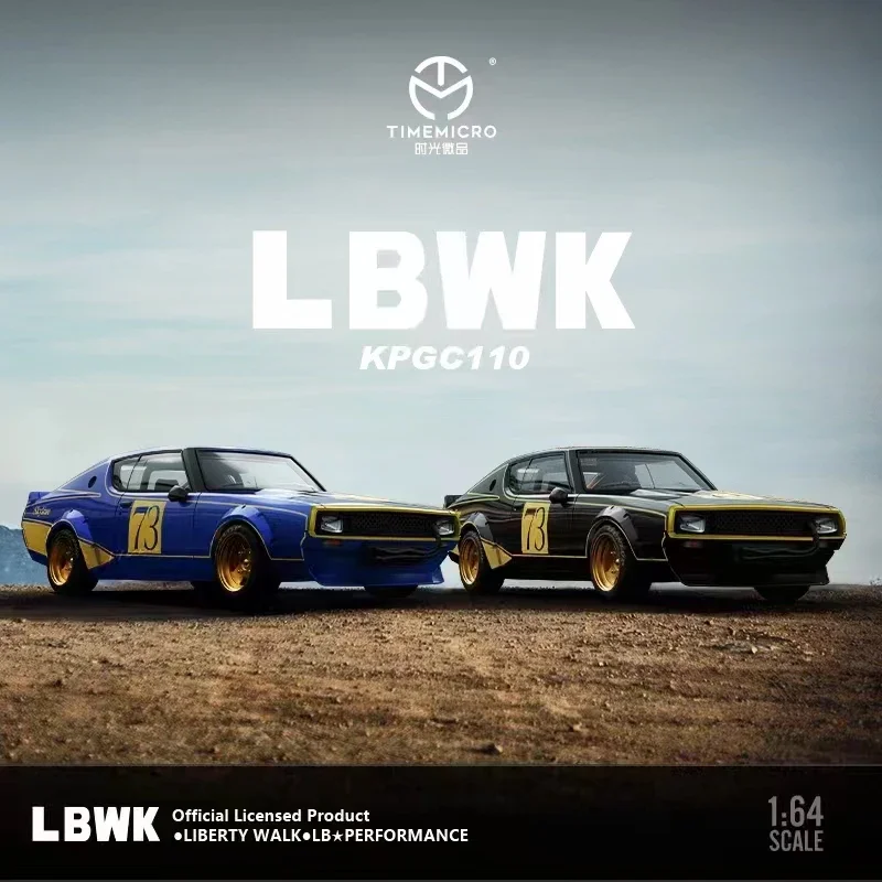 Время Micro 1:64 модель автомобиля LBWK KPGC110 коллекция литых под давлением автомобилей