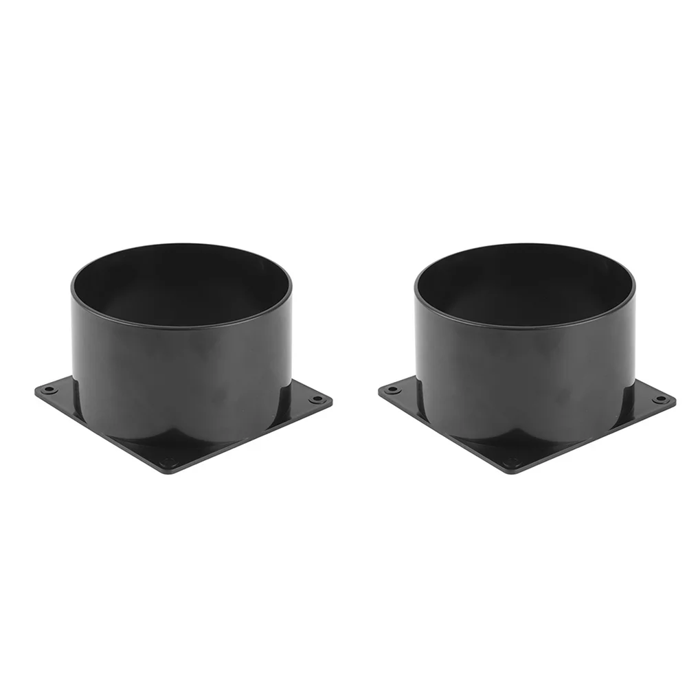 

2PCS Fan Shroud Duct Cooling Ducting Vent Shroud Ventilation 120Mm for Antminer 4 Inch Fan S3 S5 S7 S9 L3+