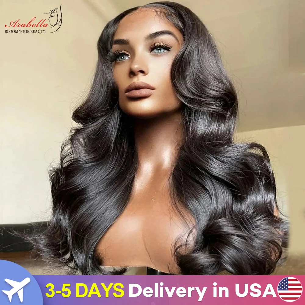 

13x4 Body Wave Wig Brazilian 100% Human Hair Wigs With Baby Hair Arabella Remy Pre Plucked For Women Lace Front Human Hair Wigs