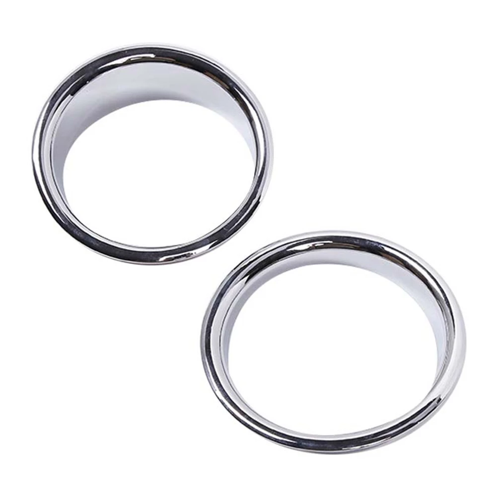 

Car Front Fog Lamp Light Trim Rings Cover Decoration for Hummer H2 2003-2009 Accessories ,ABS Silver 2 Pack