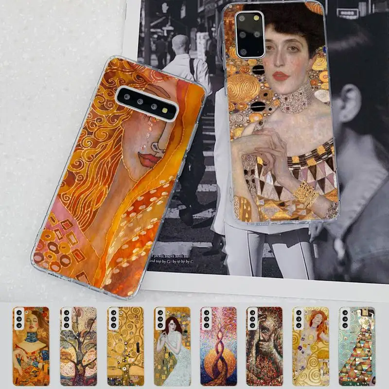 

Yinuoda Gustav Klimt Portraits Phone Case for Samsung S21 A10 for Redmi Note 7 9 for Huawei P30Pro Honor 8X 10i cover