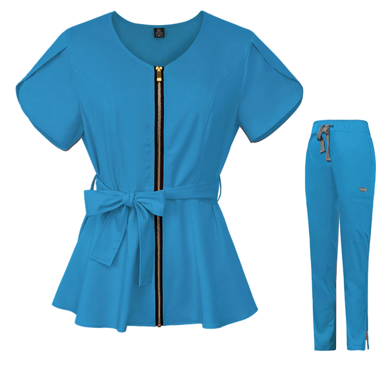 Униформа медсестры костюм ветеринарная рабочая одежда топы брюки женские