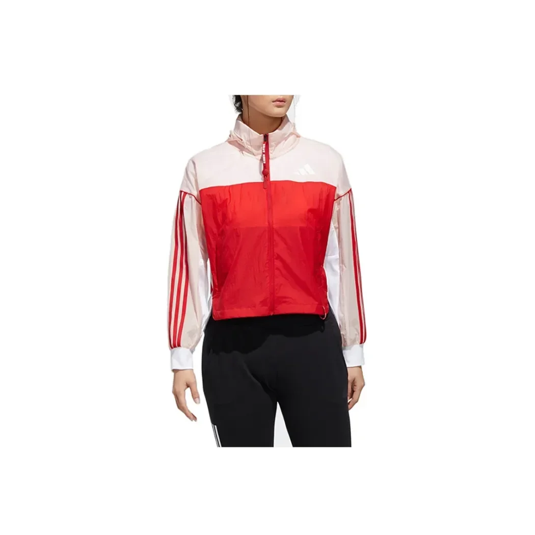 Adidas CVA WB Ретро спортивная куртка с воротником-стойкой и цветными блоками женская