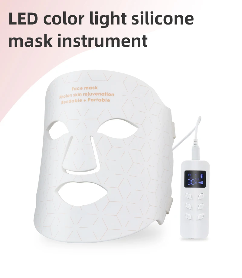 

4 цвета в 1 Светодиодная Фототерапия косметическая маска для лица PDT светодиодная машина для светильник вая терапия светодиодная маска для л...