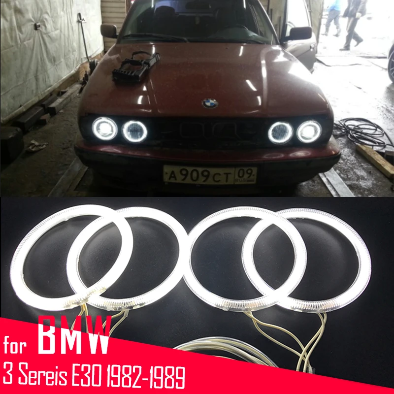 

for BMW 3 Series E30 316i 318i 318is 320i 323i 325i 325is 325ix 324d 324td Ultra Bright CCFL Angel Eyes Halo Rings Light