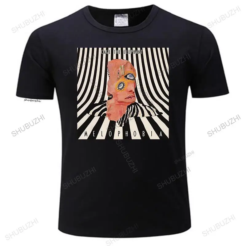

men's summer high quality t shirt Cage The Elephant Melophobia Rock Band Logo unisex fashion crew neck t-shirt drop shipping