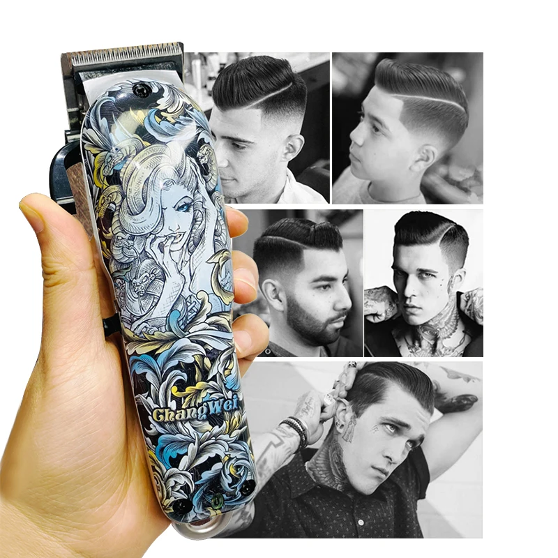 

Professional Cord/Cordless Barber Hair Clipper Rechargeable Beard Hair Trimmer For Men Electric Haircut Magic Blade Adjustable