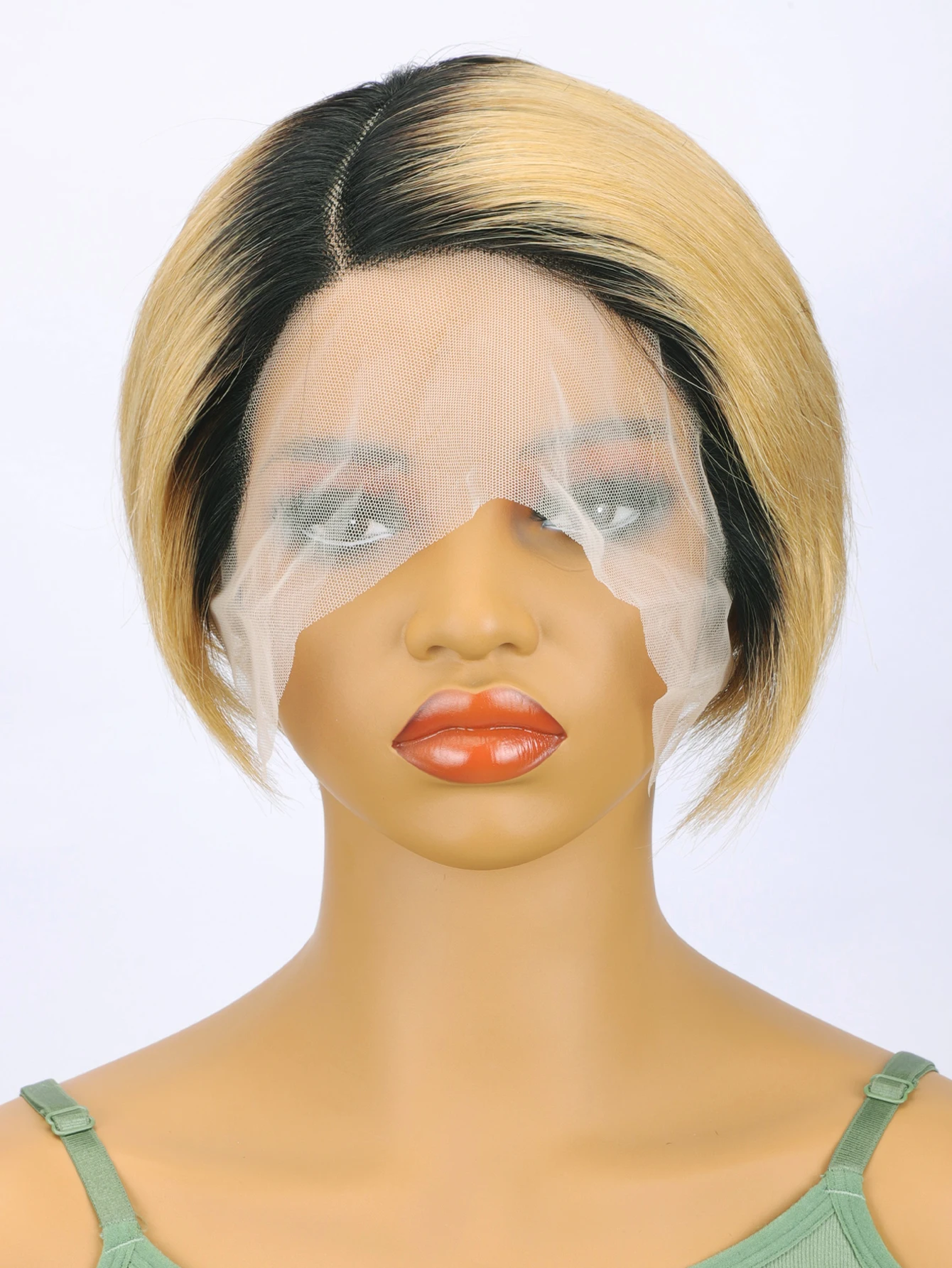 TNICE 150% Плотность Feiya 13x1 4x1 Прозрачные парики из натуральных волос на шнуровке для