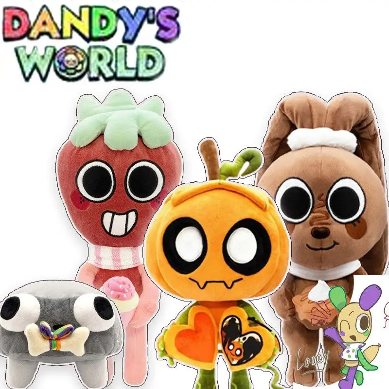 Фото В наличии: Плюшевые игрушки Dandy's World, серия с магнитным креплением, куклы-фигурки, настольное украшение, лучшие подарки на день рождения для детей №2