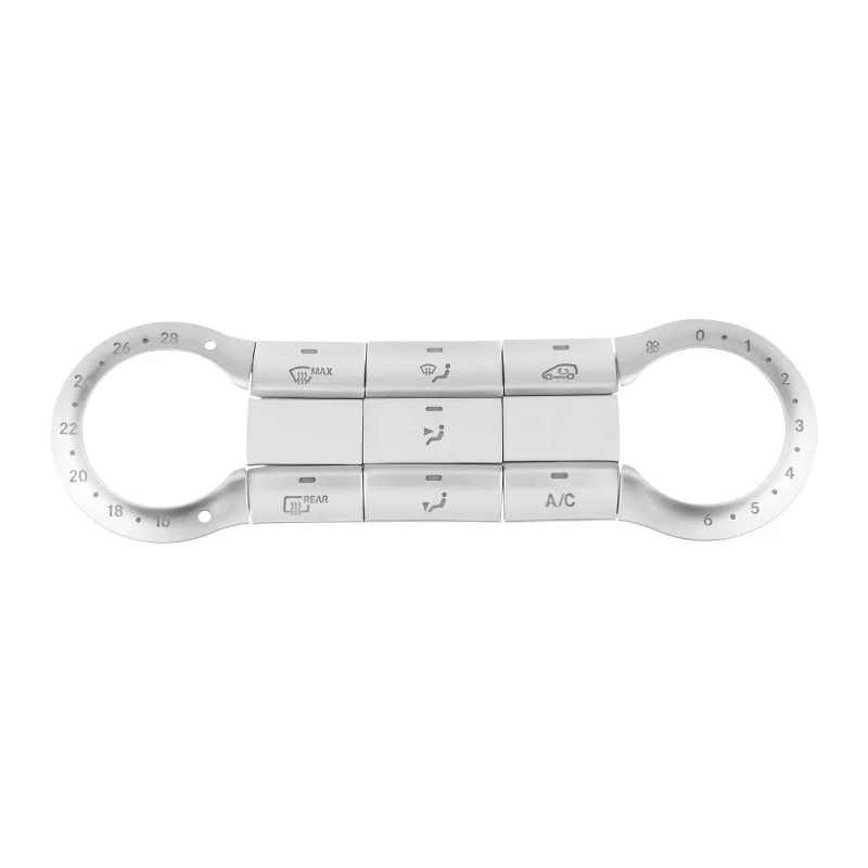 

Auto Center Console Air Conditioning Button Sticker Trim For Mercedes Benz CLA C117 GLA X156 a B Class W176 W246