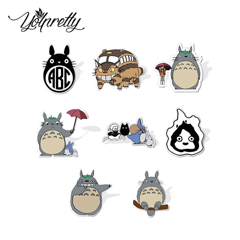 2023 Броши из акриловой эпоксидной смолы в виде мультяшного Аниме Тоторо