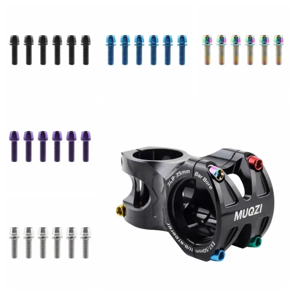 6 шт./комплект винты из нержавеющей стали с титановым покрытием для руля