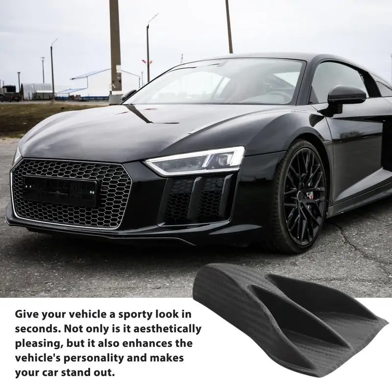 Автомобильные задние крышки Акулий плавник самоклеящиеся внешние автомобильные