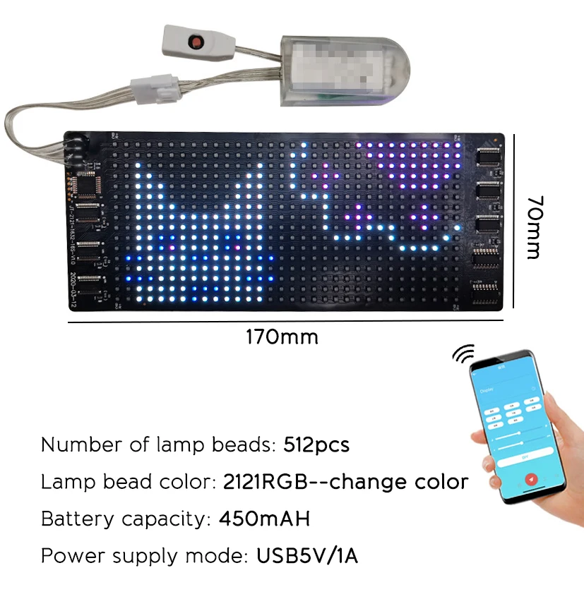 

RGB гибкий светодиодный дисплей модуль