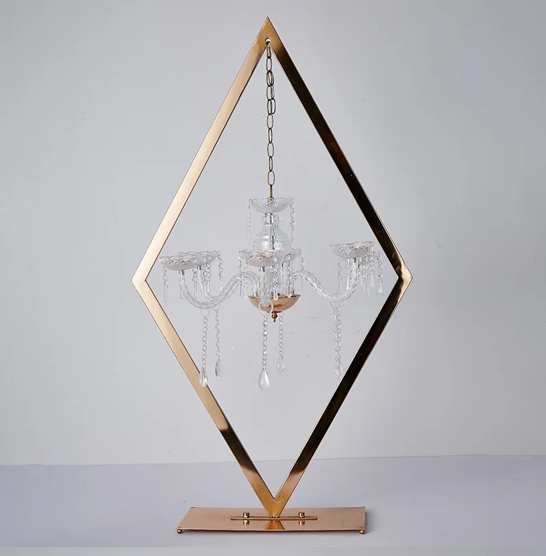 

6 шт., металлические акриловые подсвечники для свадебного стола