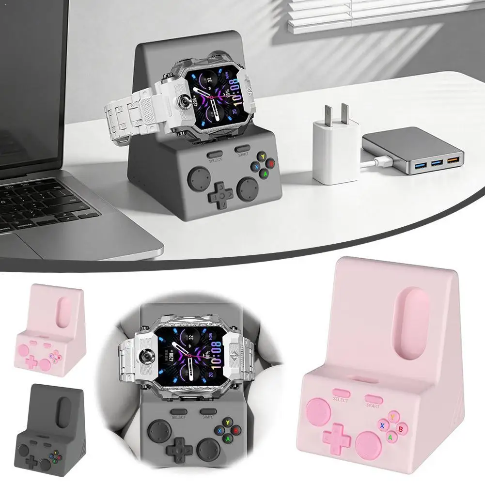 Фото Винтажная подставка для игровой консоли imoo Z8 Z7 Z7A Z7S Z6A Z6S, держатель для зарядки из жидкого силикона, настольный органайзер, аксессуары для хранения №1