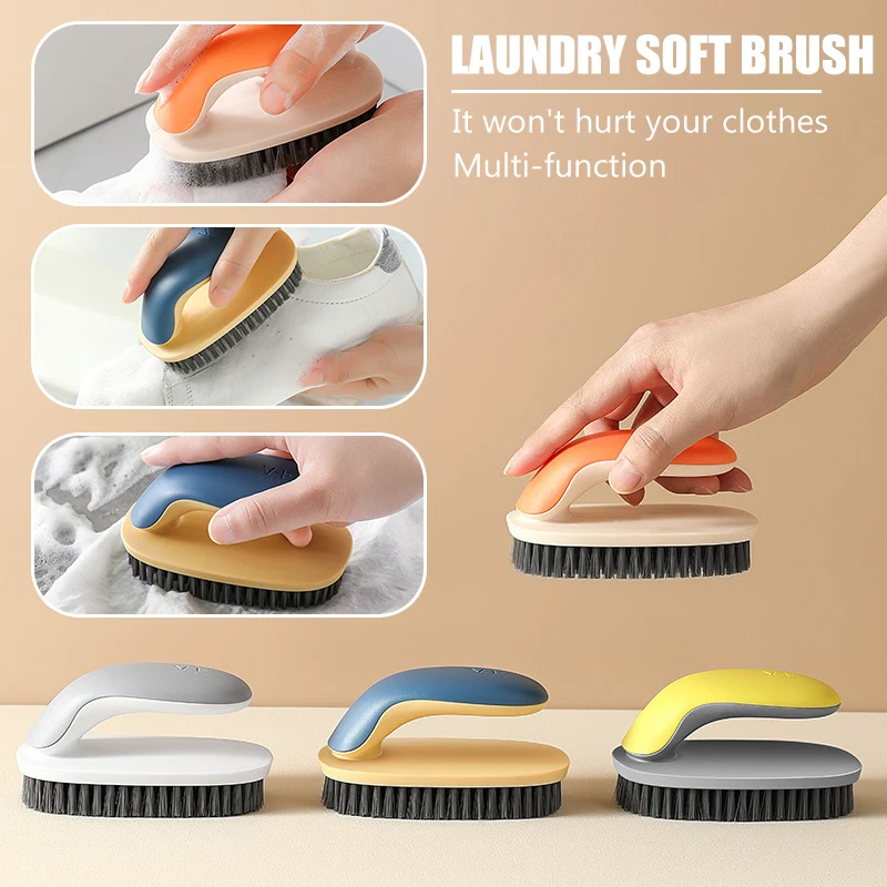 

Multifunctional Cleaning Cloth Brush Easy Hold Household Cleaning Brush for Laundry Cloth Shoes TS1