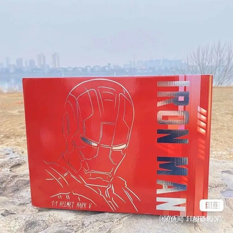 

2023 Marvel Iron Man 1:1 Mk5 Electric Helmet Multi-piece Opening And Closing Helmet Voice Control Eyes Model Adult Toy Boy Gifts