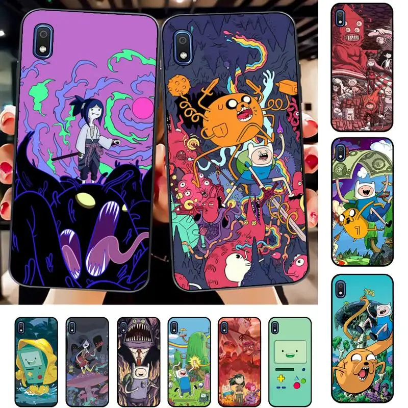 

Cartoon Adventure Time Phone Case for Samsung A51 01 50 71 21S 70 31 40 30 10 20 S E 11 91 A7 A8 2018