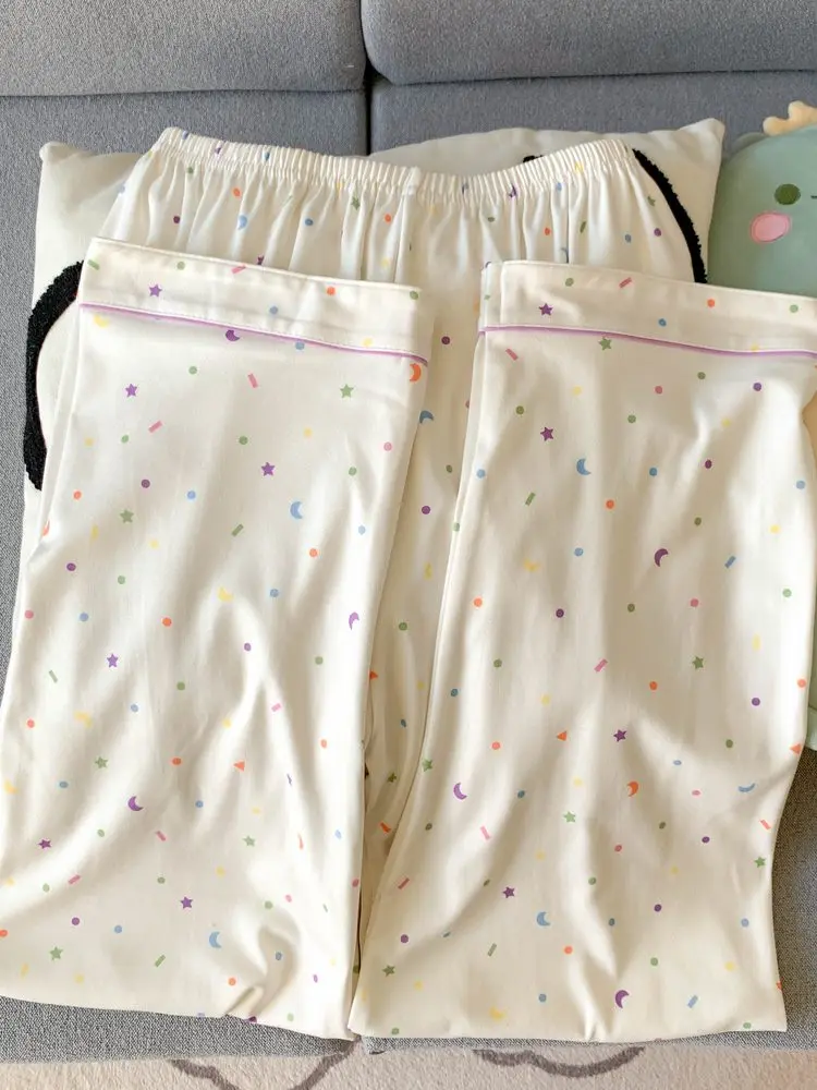 Sweet Plus size Pajamas Women Autumn and Winter Double-sided Sanding Dralon Girl Warm Homewear Two-piece Suit Can Be Worn out...