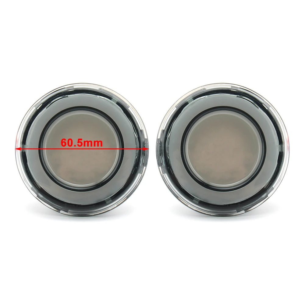 1 пара мотоциклетных светодиодных передних указателей поворота для Harley Davidson Dyna