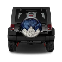 spare tire cover star camping tire cover custom tire cover personalized car decoration jeep wrangler tire cover with camera