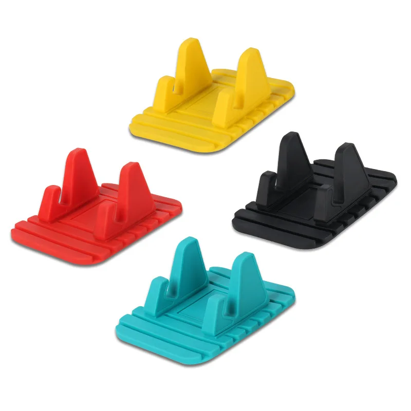

Silicone Phone Holder Car Dashboard Anti-slip Mat Pad Mount For Phone Stand GPS Bracket For Samsung Xiaomi Universal iPhone12
