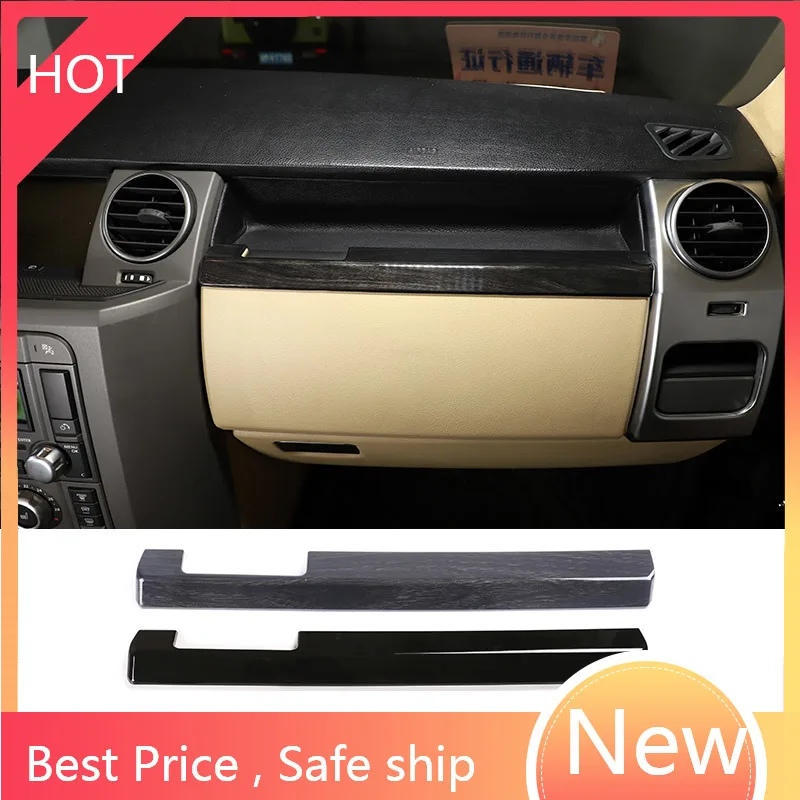 

ABS Black For Land Rover Discovery 3 LR3 2004-2009 Car Glove Box Storage Compartment Panel Trim Strip Car Accessories hyc