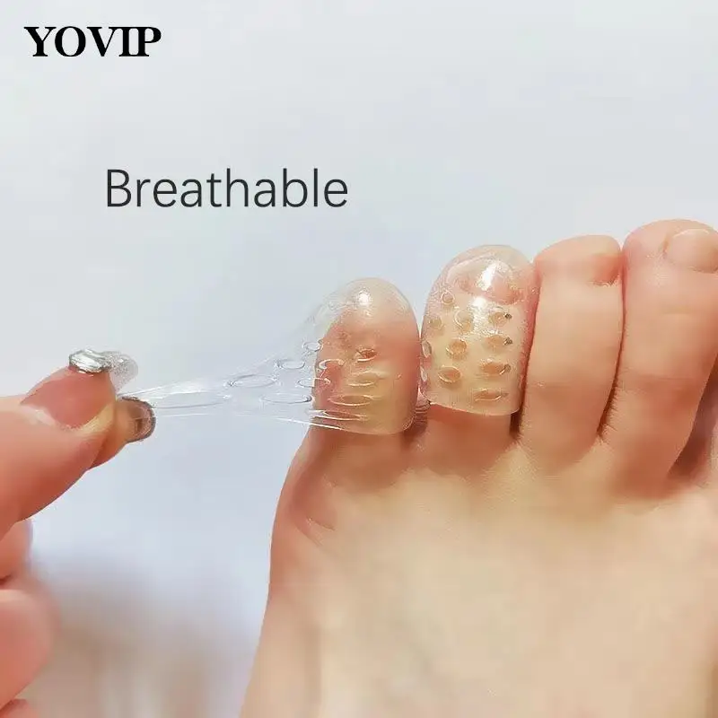 

10 шт., силиконовые колпачки на пальцы ног, от трения