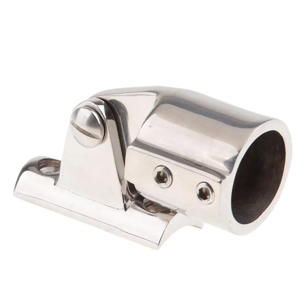 

Bimini Top Caps Fittings - Marine Eye End Tube Deck Hinge 1.0 Inch