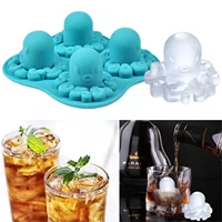 ice cube octopus shape chocolate mould tray ice cream tool silicone wine cube kitchen diy ice mold whiskey cocktail home 3d r6e6