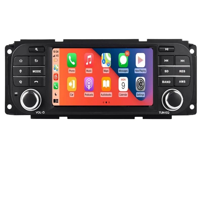 5 &quotAndroid 11 автомобильный DVDPlayer для JEEP Grand Cherokee Liberty Wrangler Chrysler Dodge GPS Радио стерео без