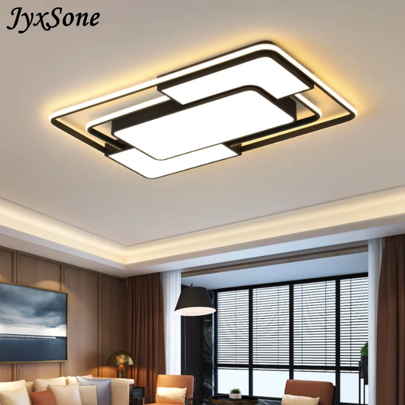 $103.47 2022 Chandelier Nordic Modern Ceiling Lamp Rectangular Simpl Dimmer Minimalist Decorative for Living Bedroom Dining Room Lights