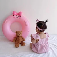 new cute baby peach swimming ring for kids swim circle summer inflatable pool float water mattress pool party toys