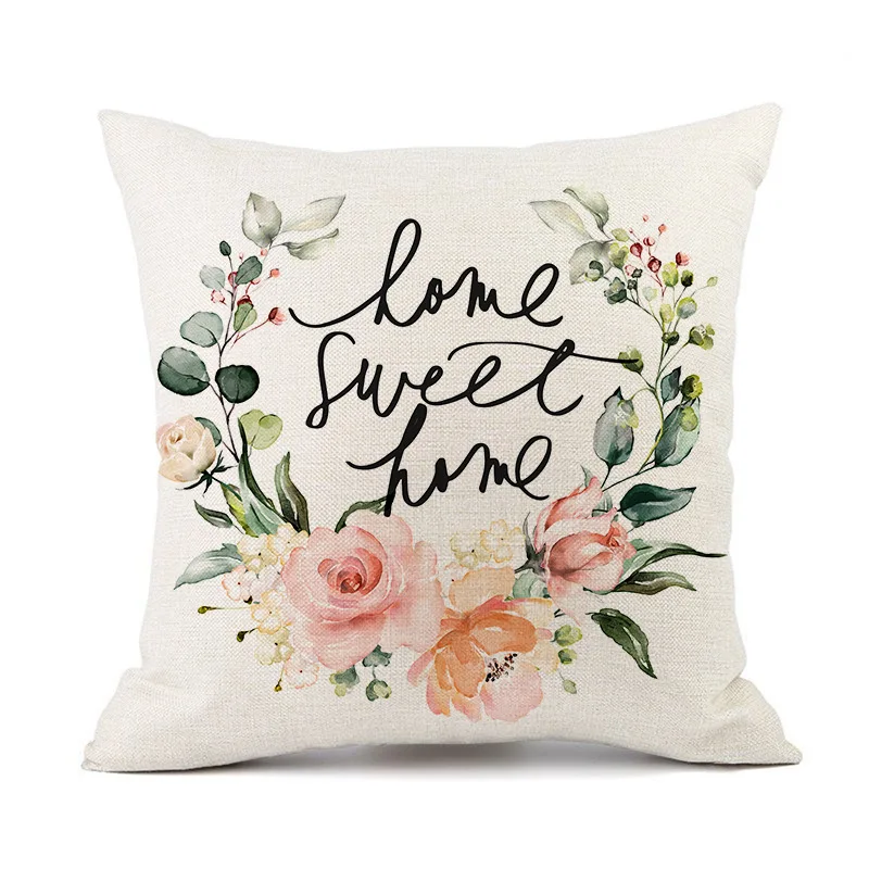 Рисунок 4 - Наволочка льняная с цветочным принтом