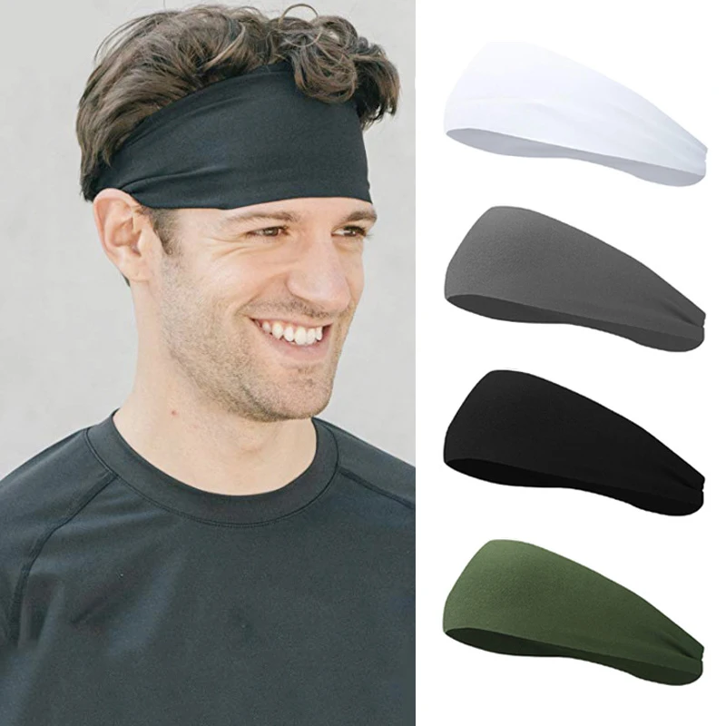 

Universal Outdoor Sports Headband Elastic Breathable Sweatband Suitable for Running Cycling Basketball WHStore
