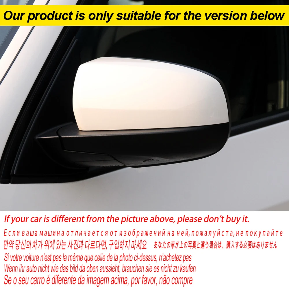 

2 шт., зеркальные колпачки из углеродного волокна для BMW X5 E70 X6 E71 2008-2013