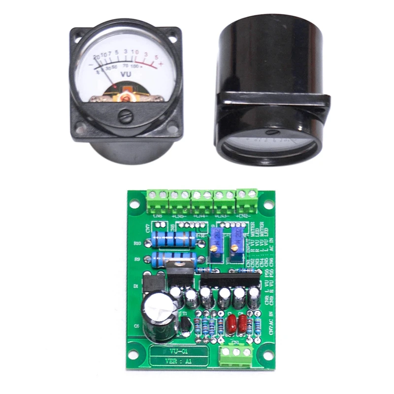 

9-12 В постоянного тока, плата стереоусилителя VU Level, звуковой уровень, регулируемый драйвер