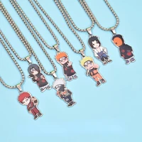 naruto anime new pendant necklace uzumaki naruto i love roca cassi sasuke obito personality fashion daily accessories necklace