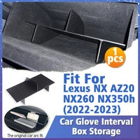 for lexus nx az20 nx260 nx350h 2022 2023 glove box organizer interval car center console storage box interior accessories