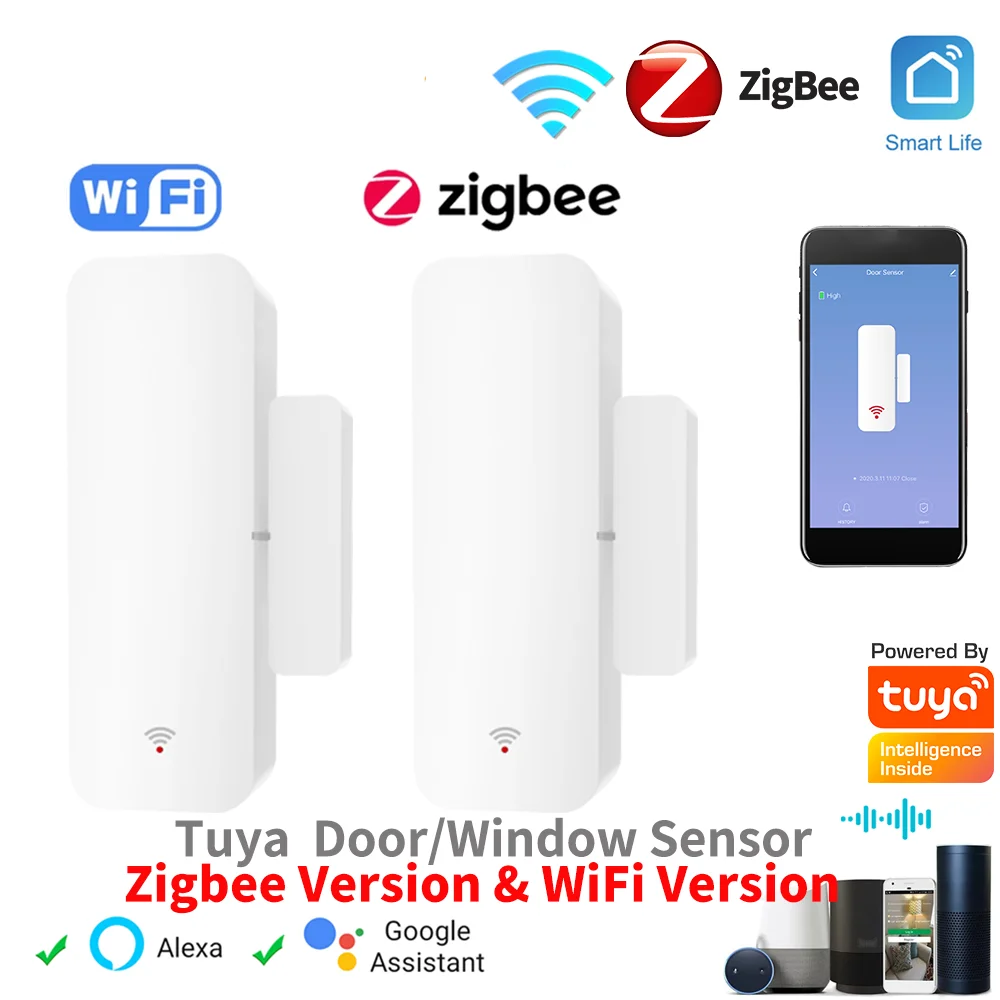 

Контактный дверной датчик SaltComm Wi-Fi Zigbee для умного дома