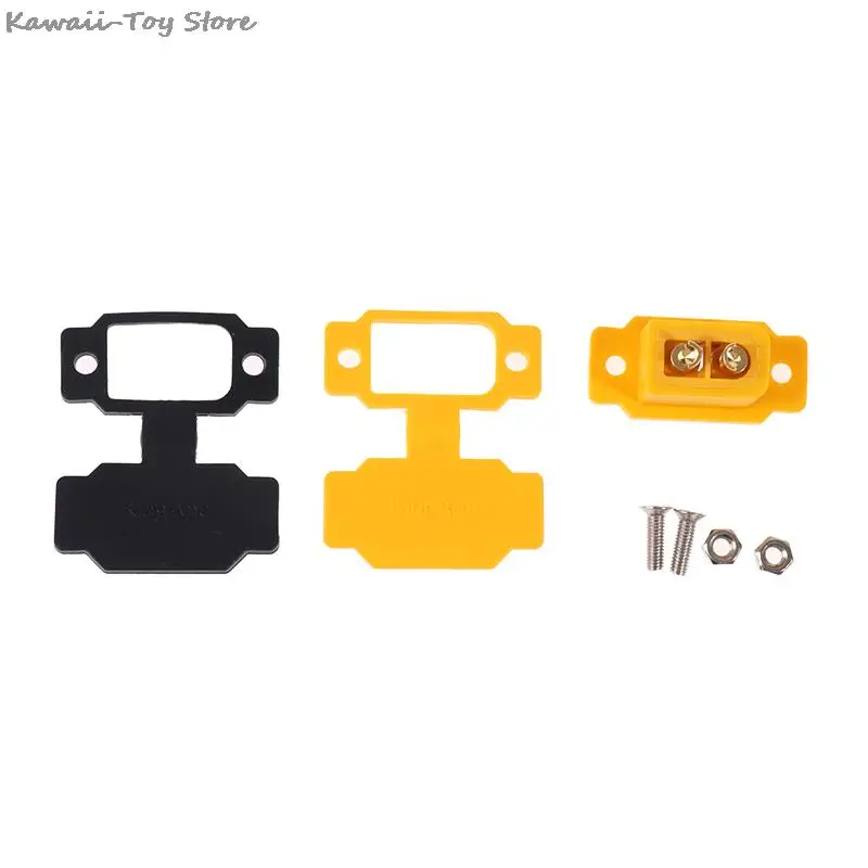 

1PCS XT60BE-F Brass Gold Plated Male Connector With Dust-proof Cover