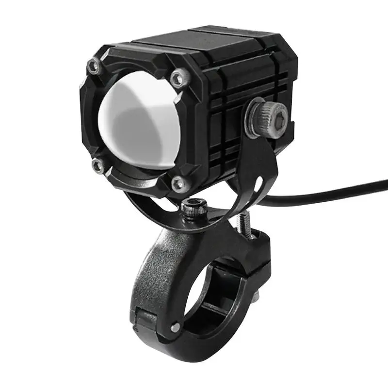 

Мотоциклетные противотуманные фары, Сверхъяркие фонари, противотуманные фары, регулируемые фонари для вождения, белые и янтарные зеркальные водонепроницаемые фонари для